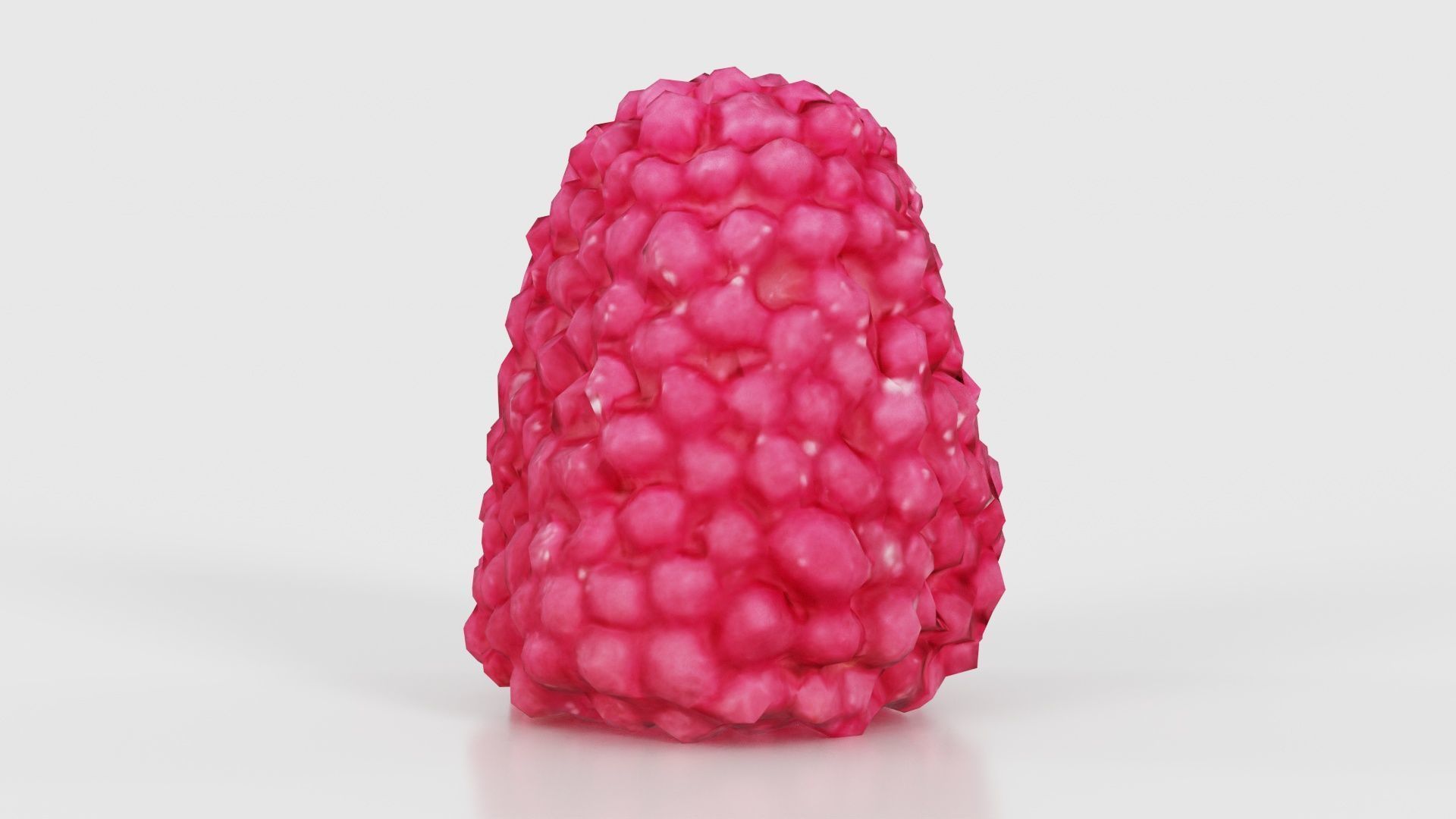 Strawberry Low-poly 3D model_25