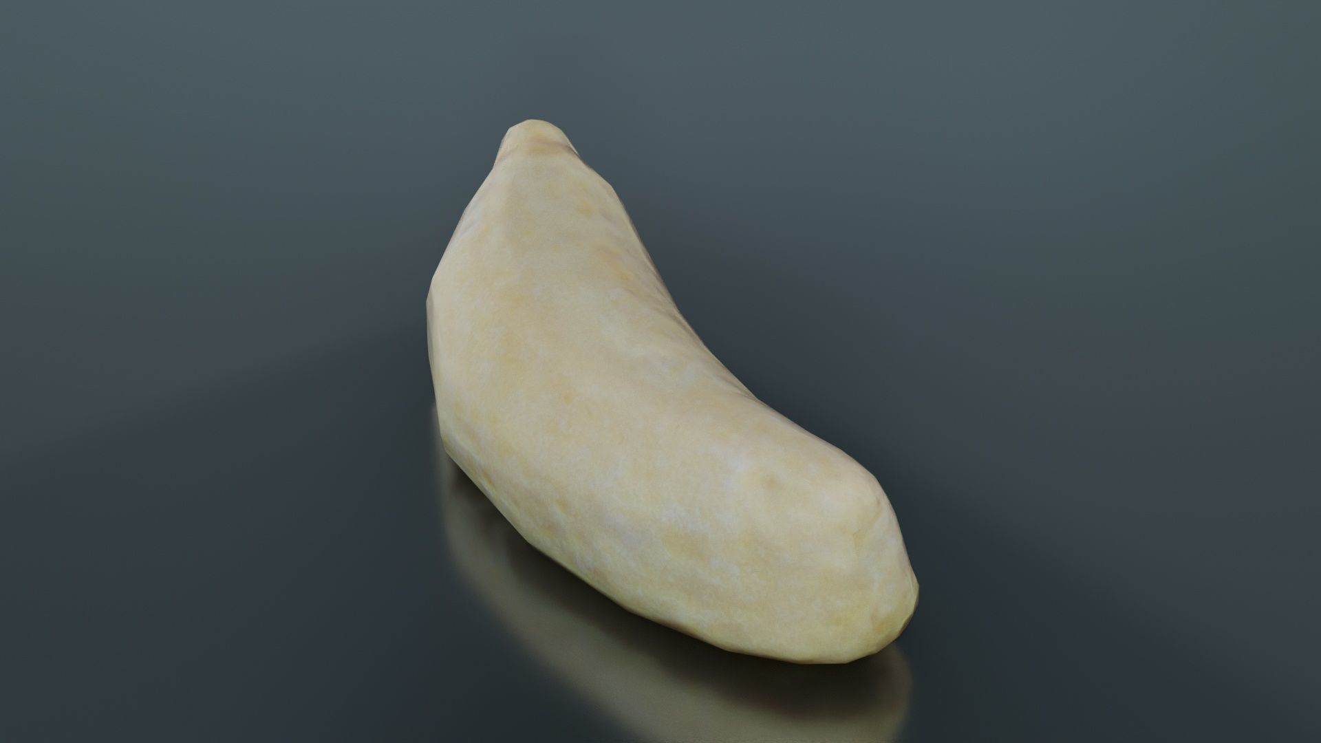 Sweet Banana Low-poly 3D model_7