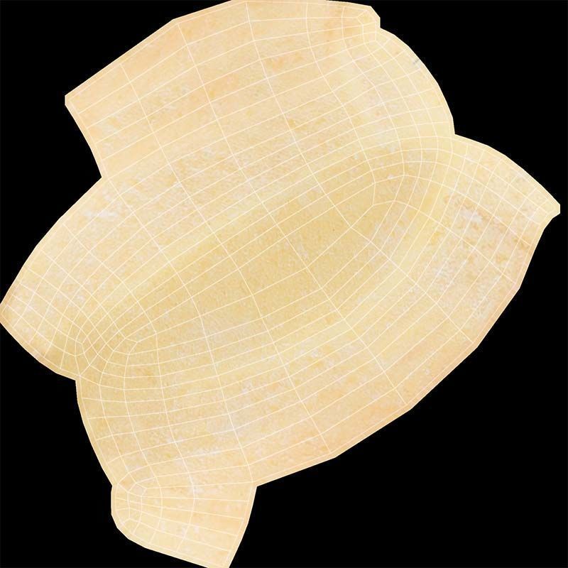 Sweet Banana Low-poly 3D model_14