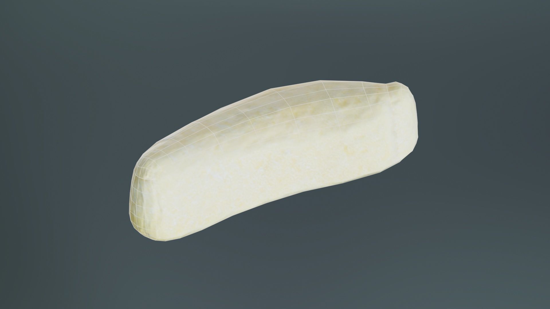 Sweet Banana Low-poly 3D model_9