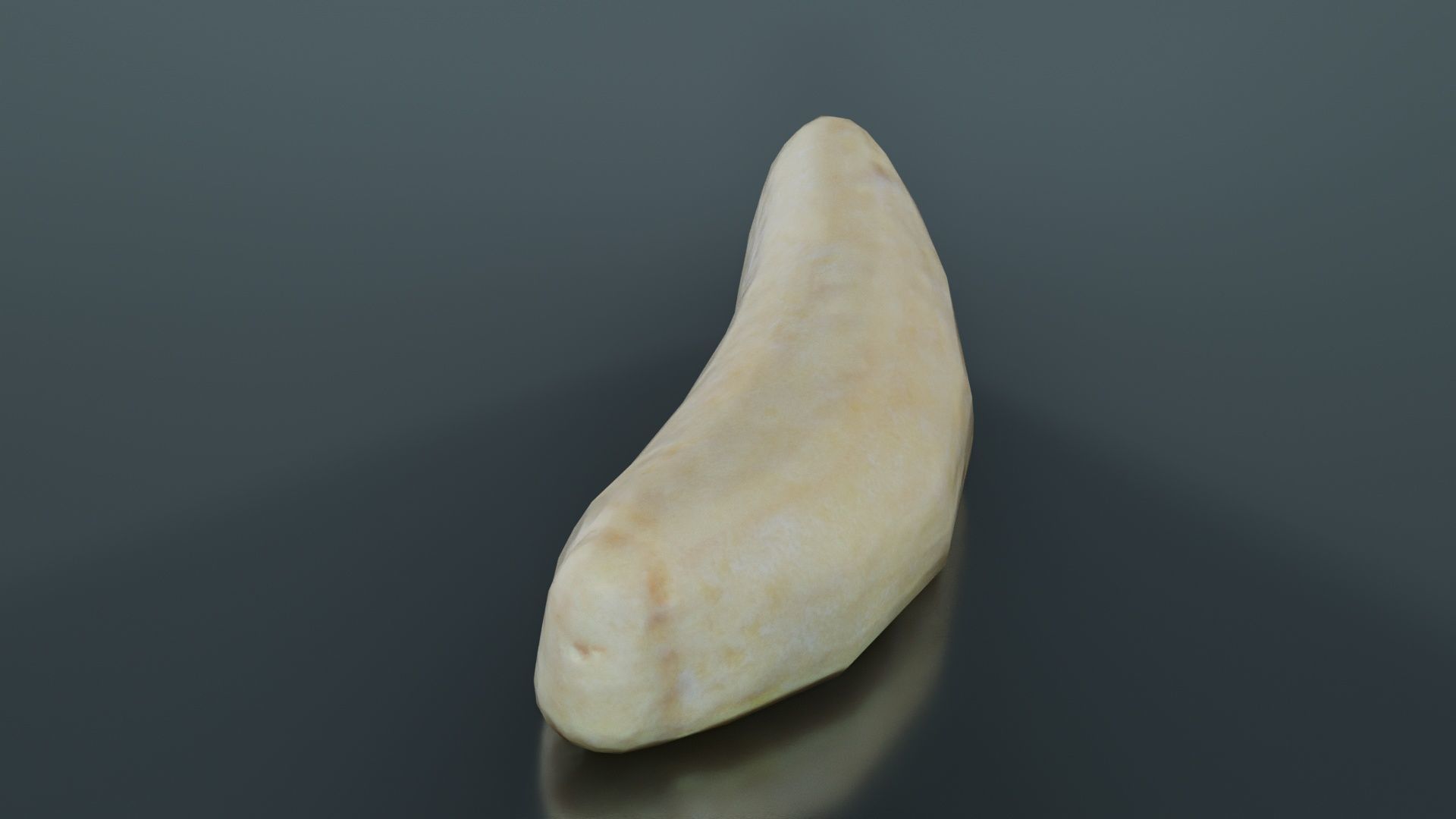 Sweet Banana Low-poly 3D model_5