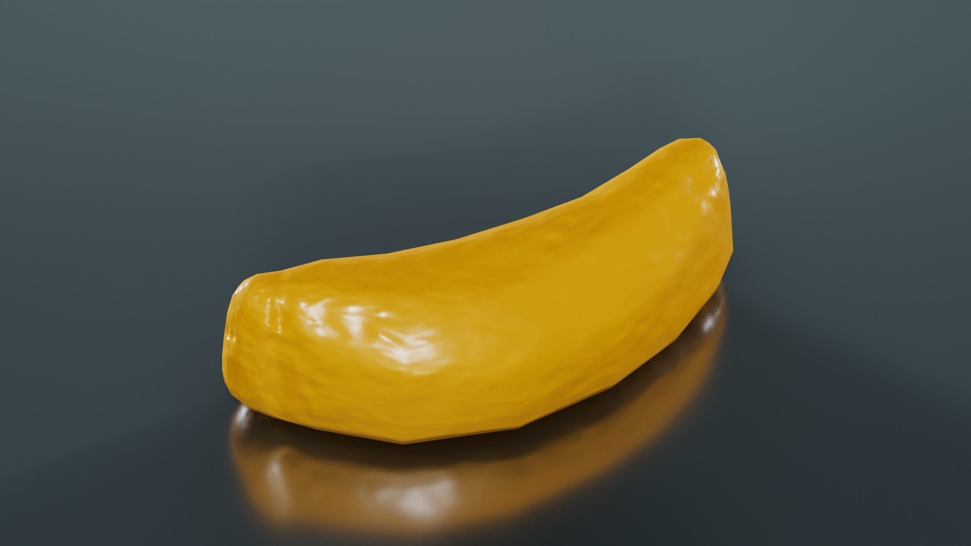 Sweet Banana Low-poly 3D model_13