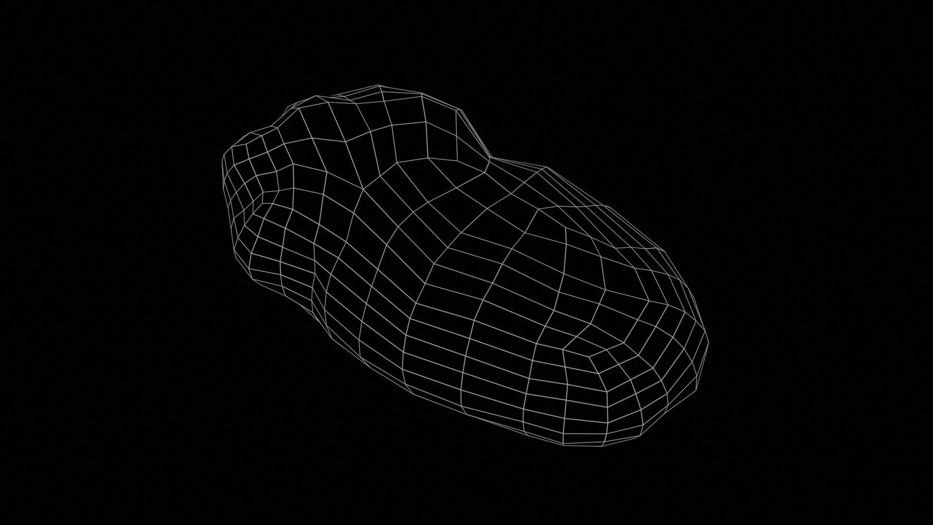 Sweet Pineapple Low-poly 3D model_11