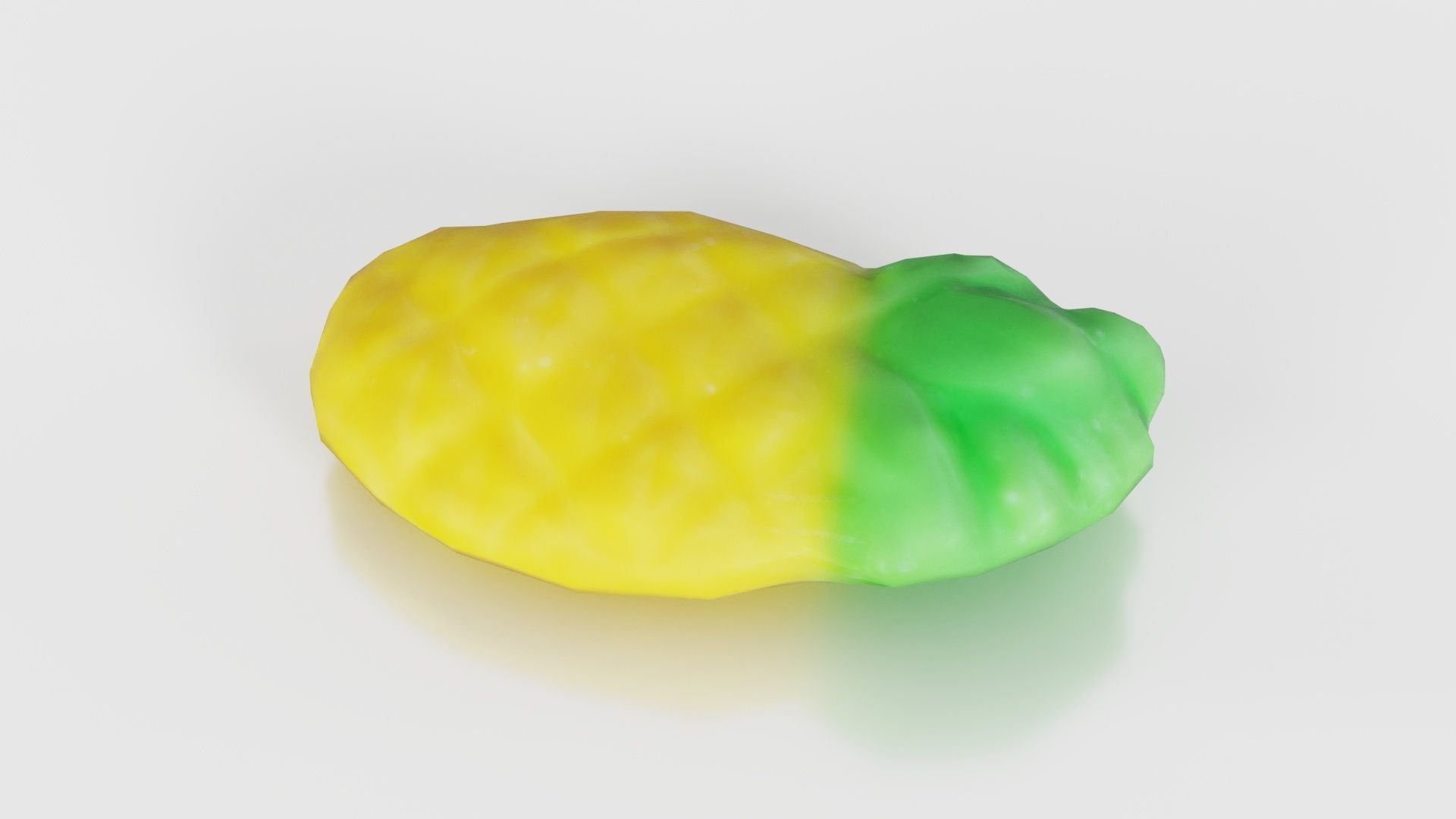 Sweet Pineapple Low-poly 3D model_22