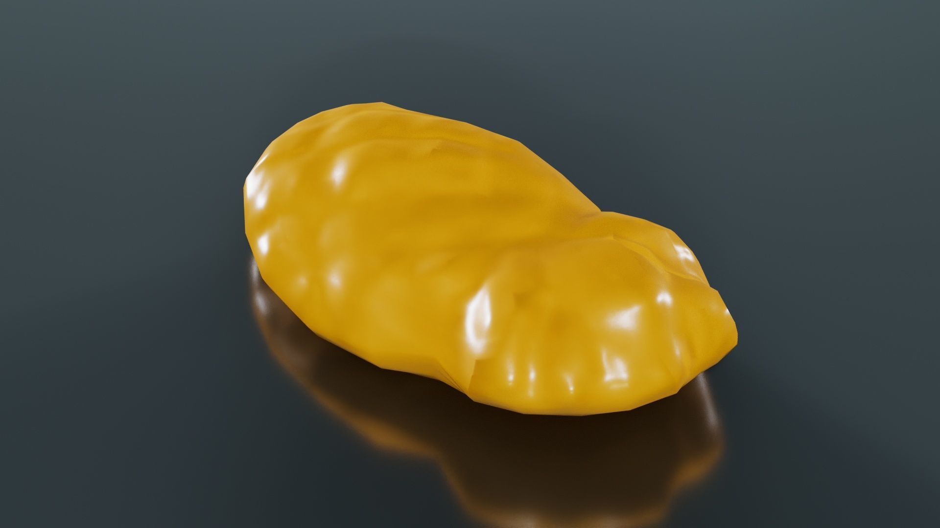 Sweet Pineapple Low-poly 3D model_13