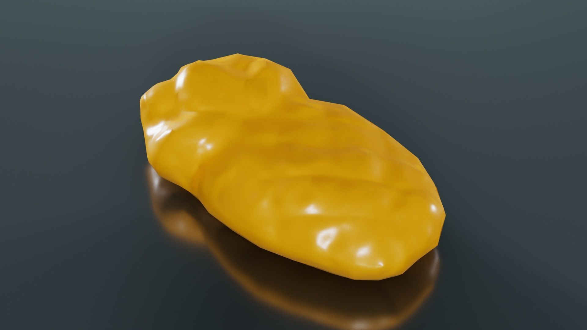 Sweet Pineapple Low-poly 3D model_12