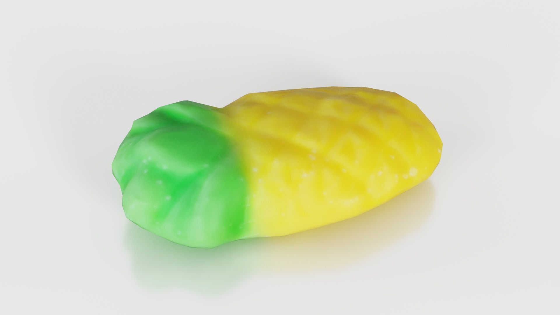 Sweet Pineapple Low-poly 3D model_17