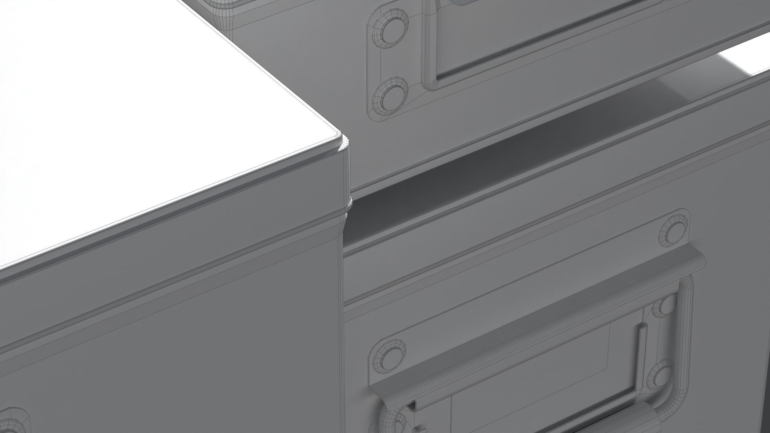 Galvanized Iron Box 001 002 Bundle 3D Model Collection_7