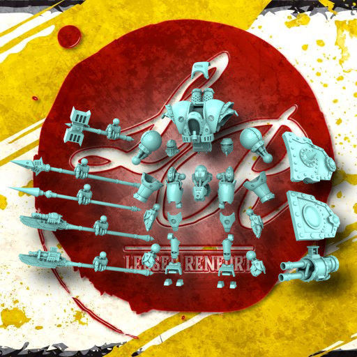 Lesser Blu Steamknight  3D print model_2