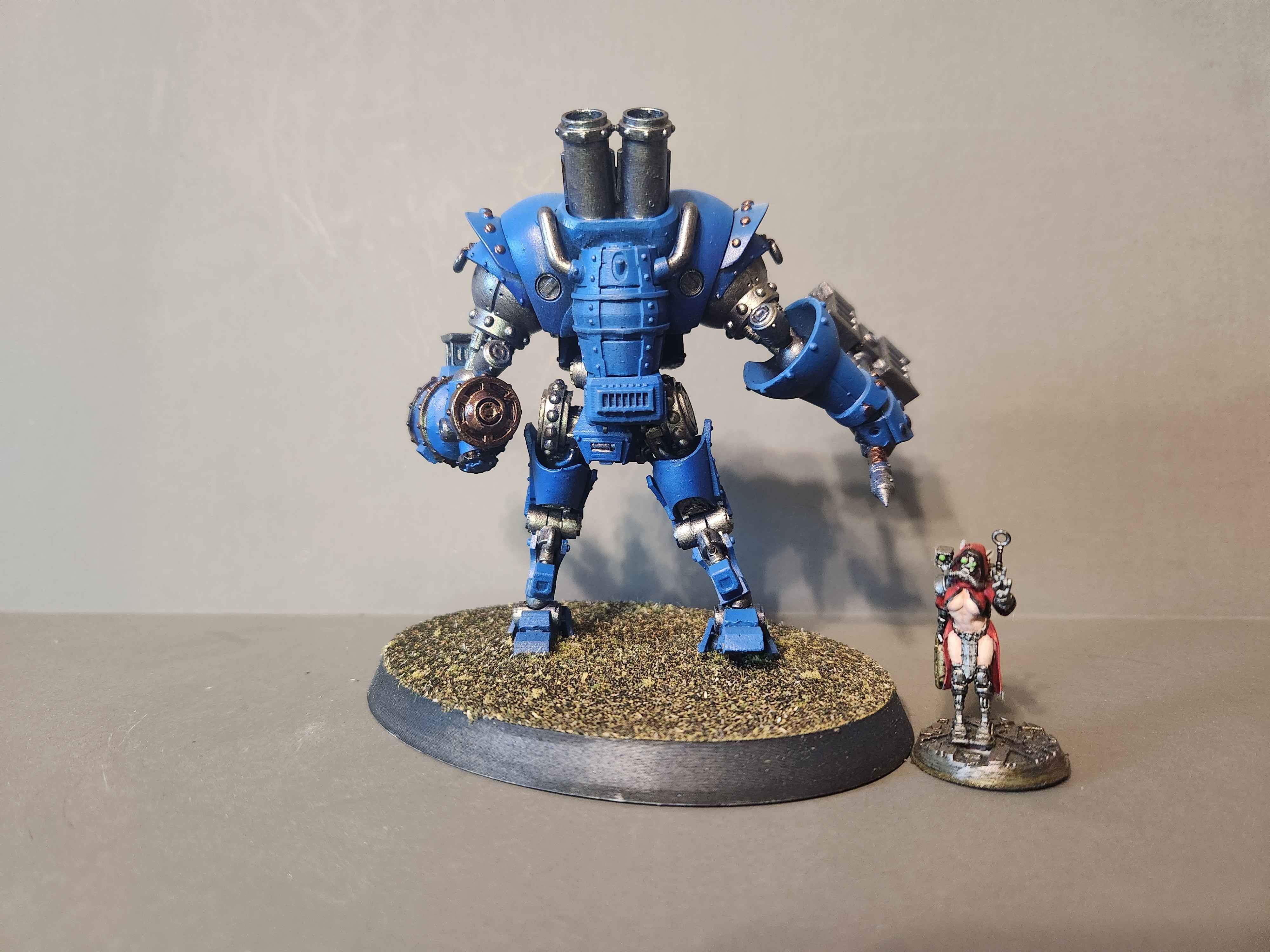 Lesser Blu Steamknight  3D print model_8