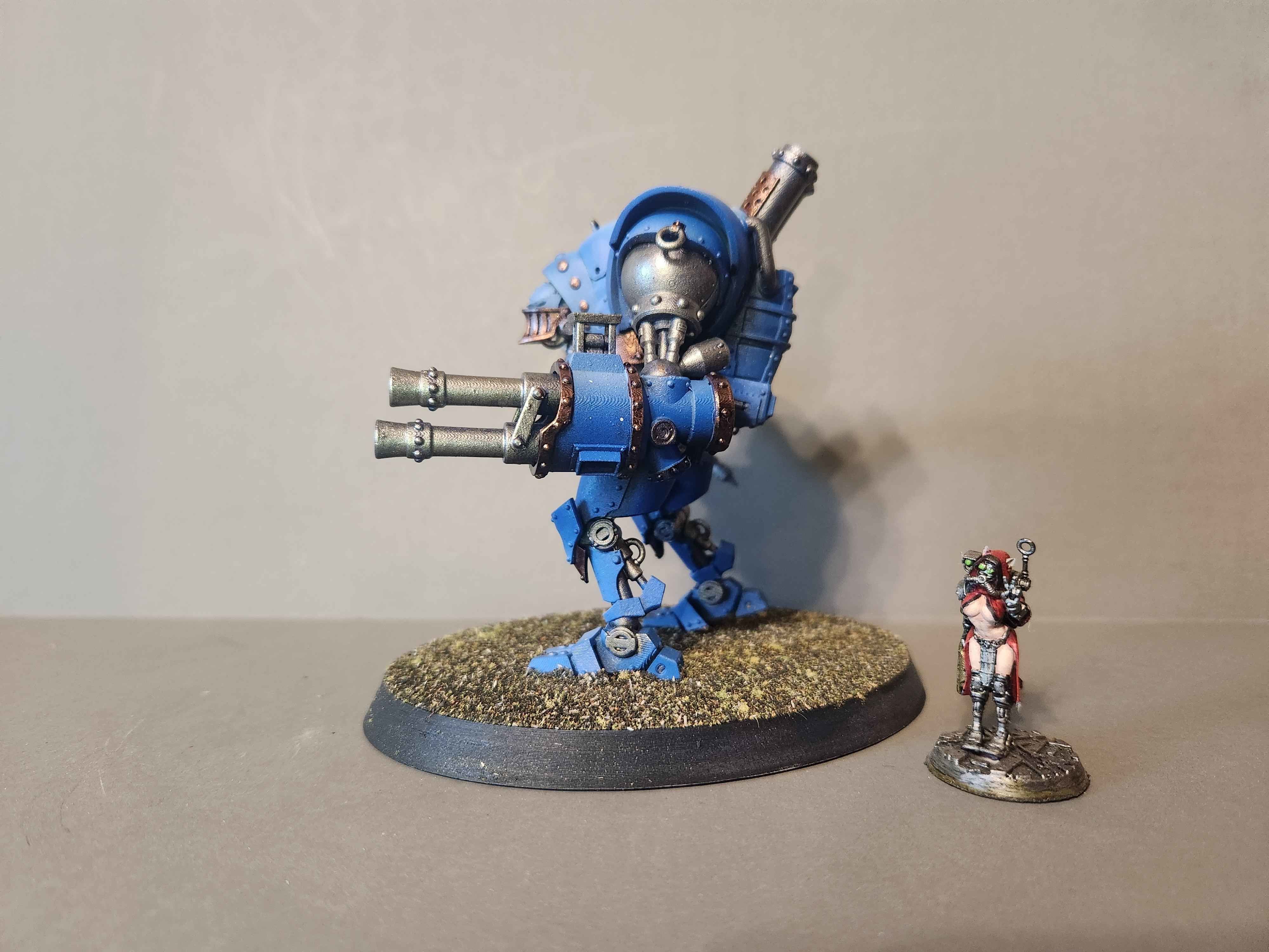 Lesser Blu Steamknight  3D print model_9