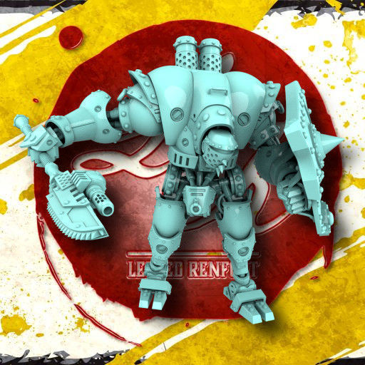 Lesser Blu Steamknight  3D print model_1