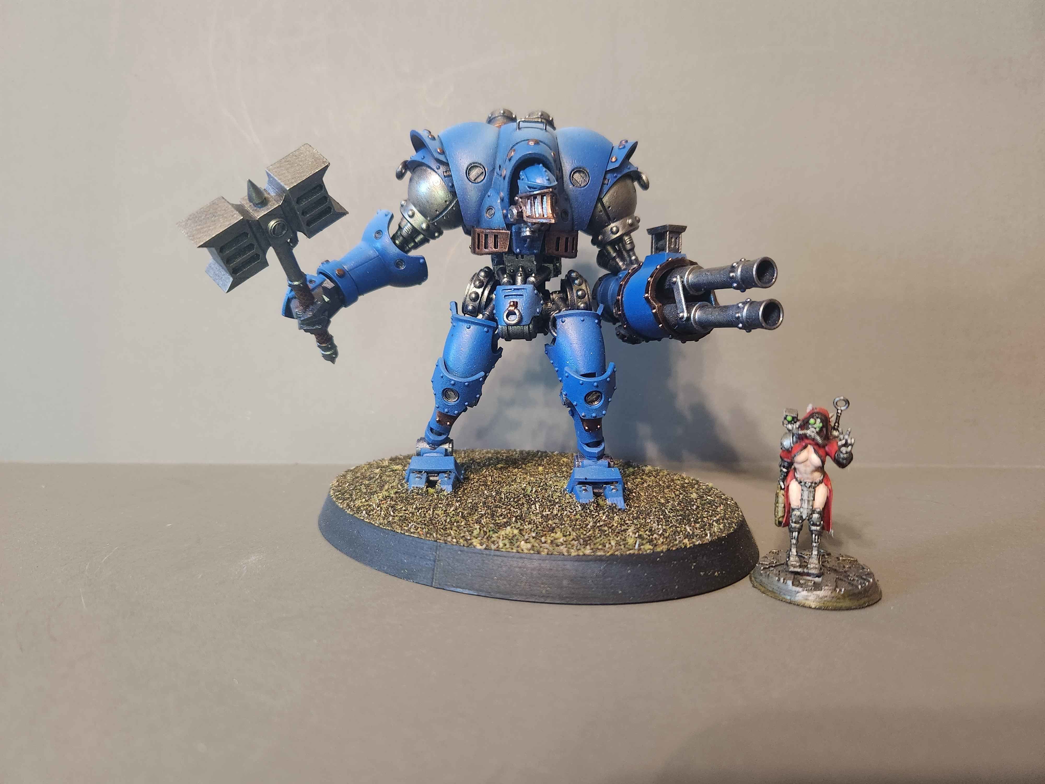 Lesser Blu Steamknight  3D print model_6