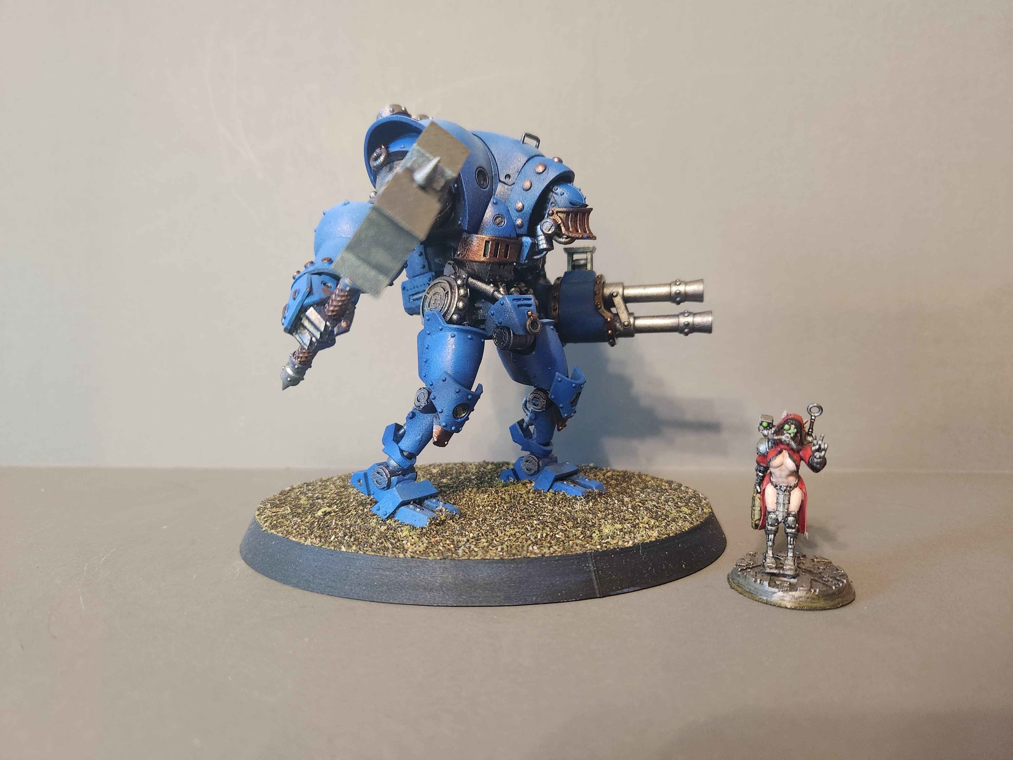 Lesser Blu Steamknight  3D print model_7