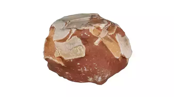 Amandel Chocolate Praline Low-poly 3D model