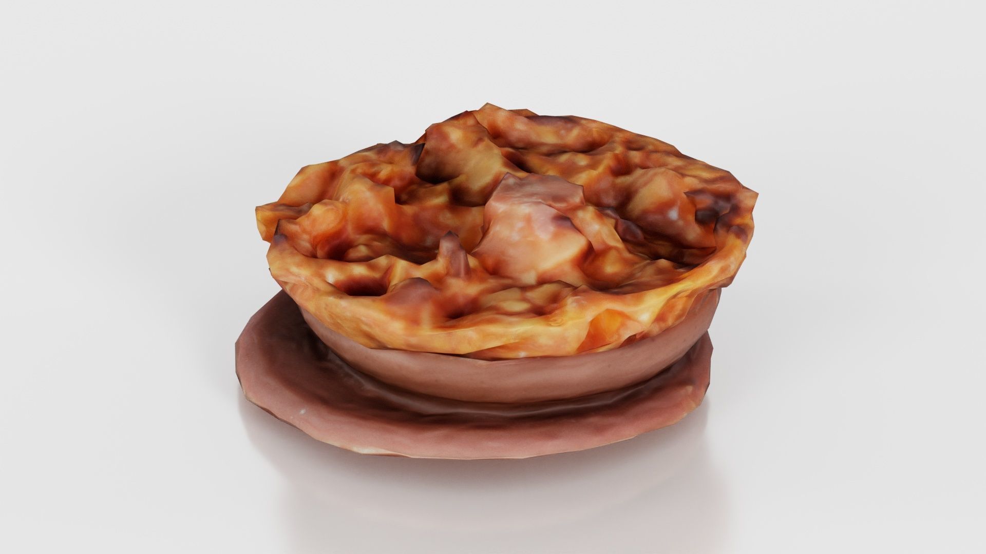 Caramel Chocolate Candy Low-poly 3D model_26