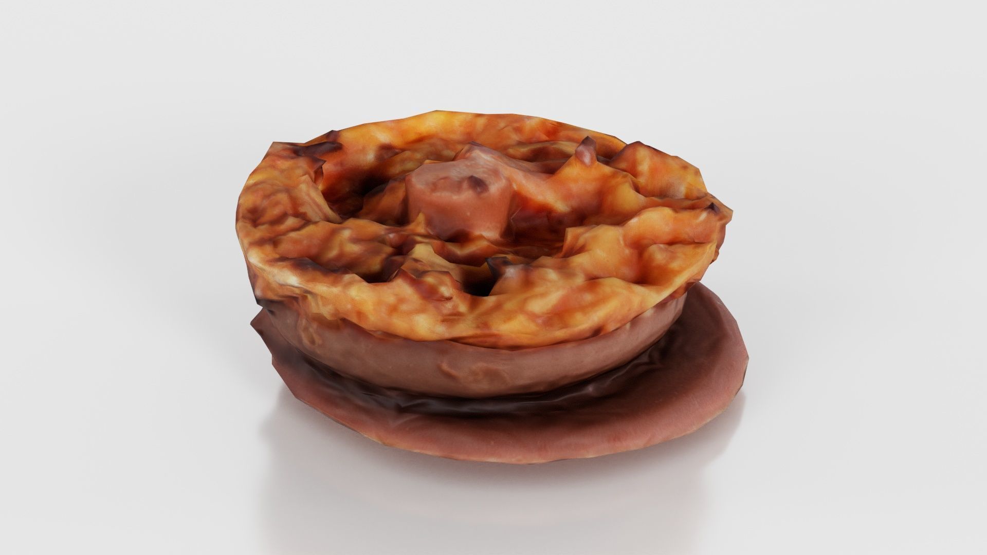 Caramel Chocolate Candy Low-poly 3D model_19