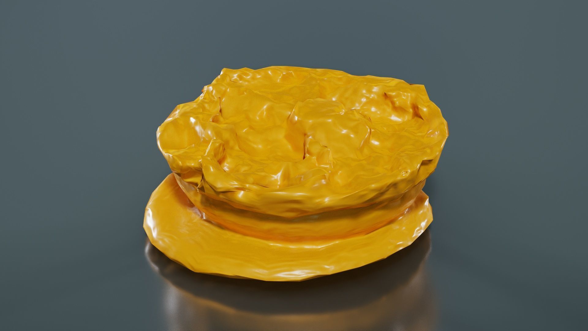 Caramel Chocolate Candy Low-poly 3D model_12