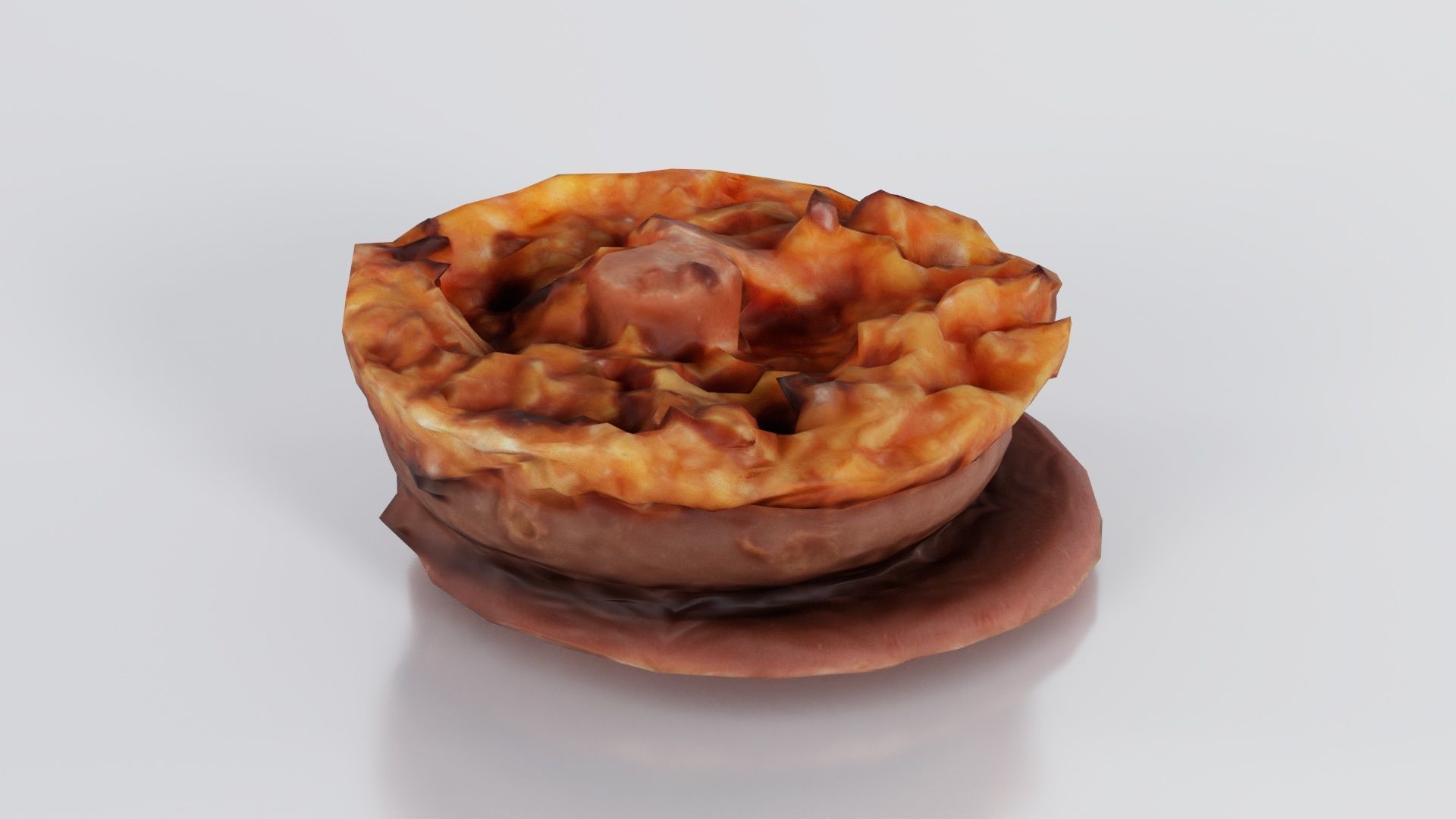 Caramel Chocolate Candy Low-poly 3D model_7