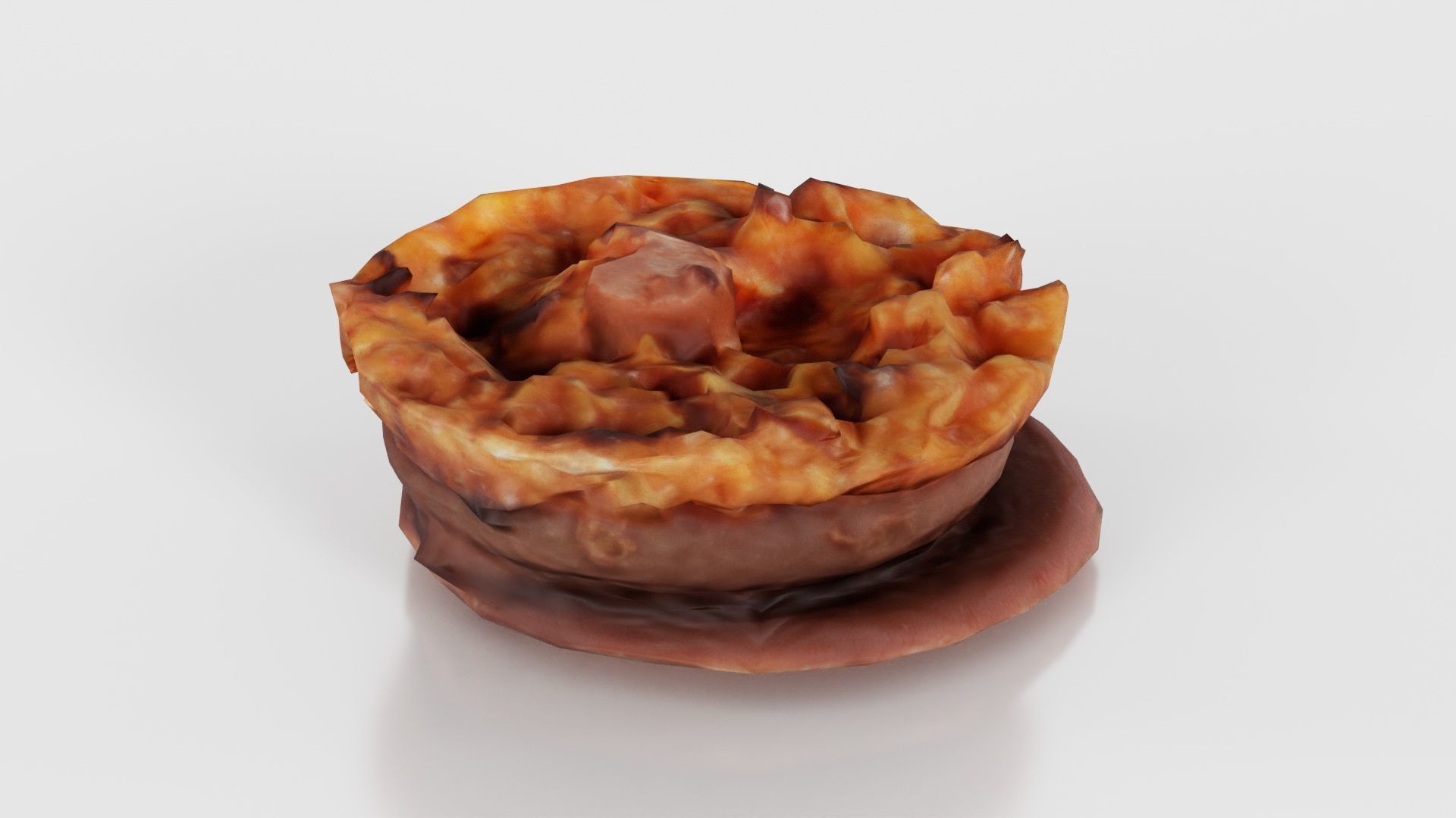 Caramel Chocolate Candy Low-poly 3D model_20