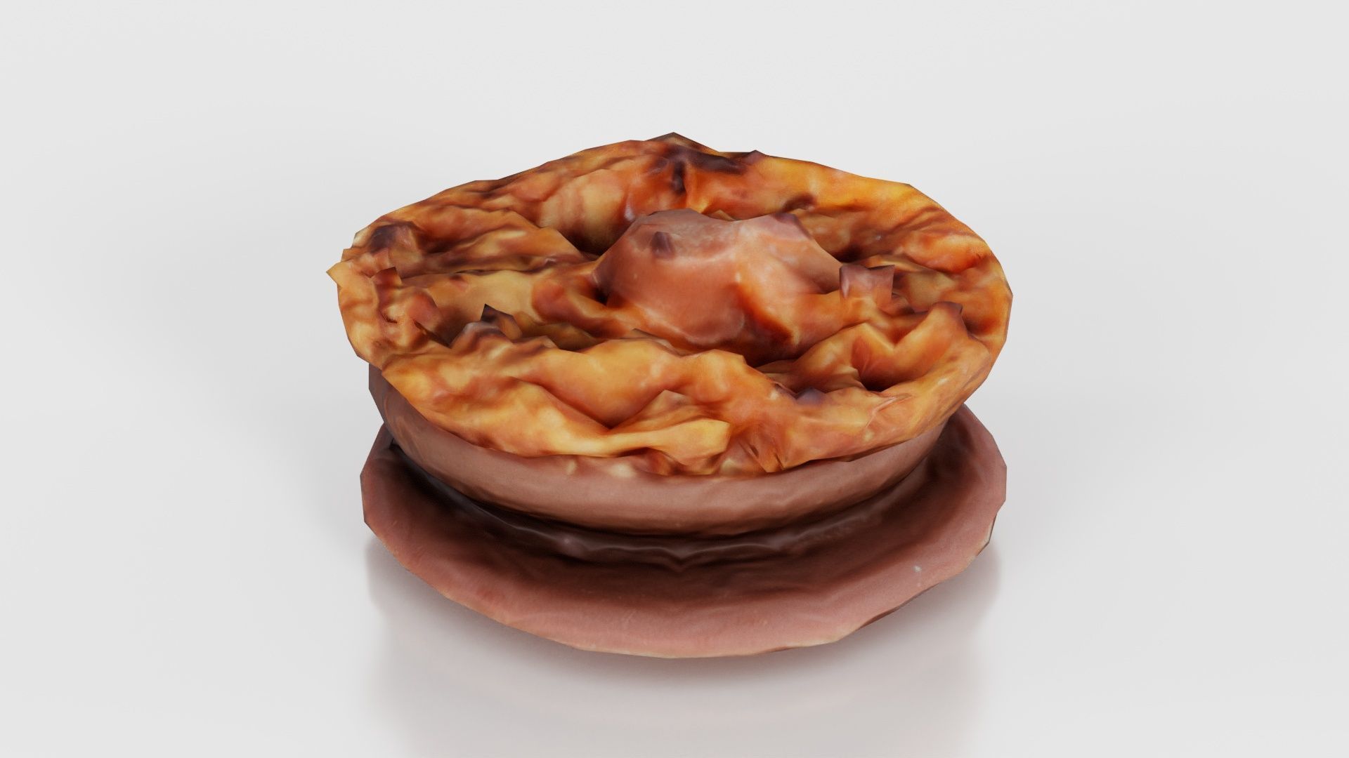 Caramel Chocolate Candy Low-poly 3D model_17