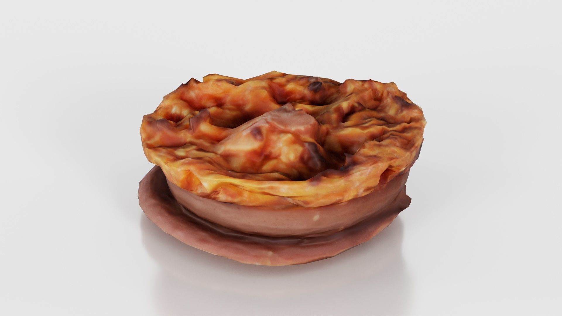Caramel Chocolate Candy Low-poly 3D model_24