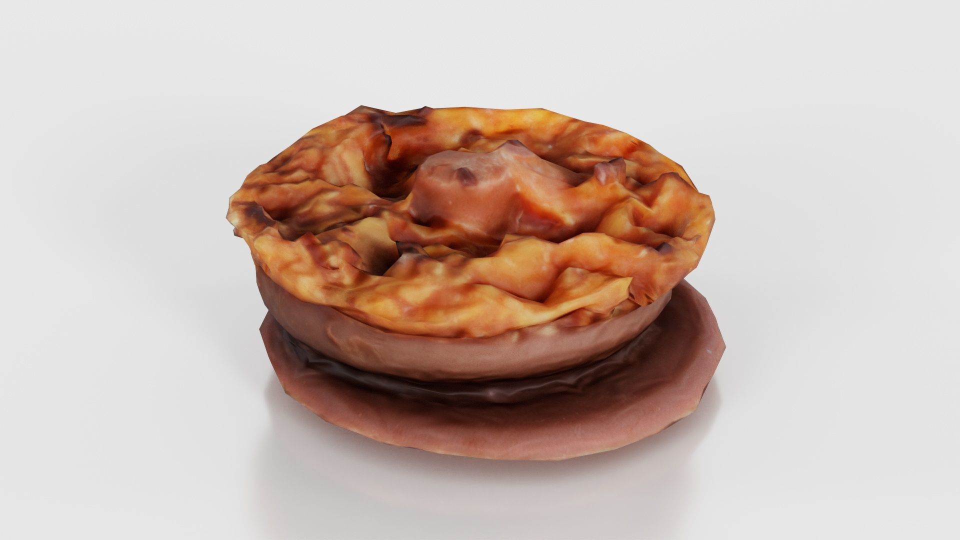 Caramel Chocolate Candy Low-poly 3D model_18
