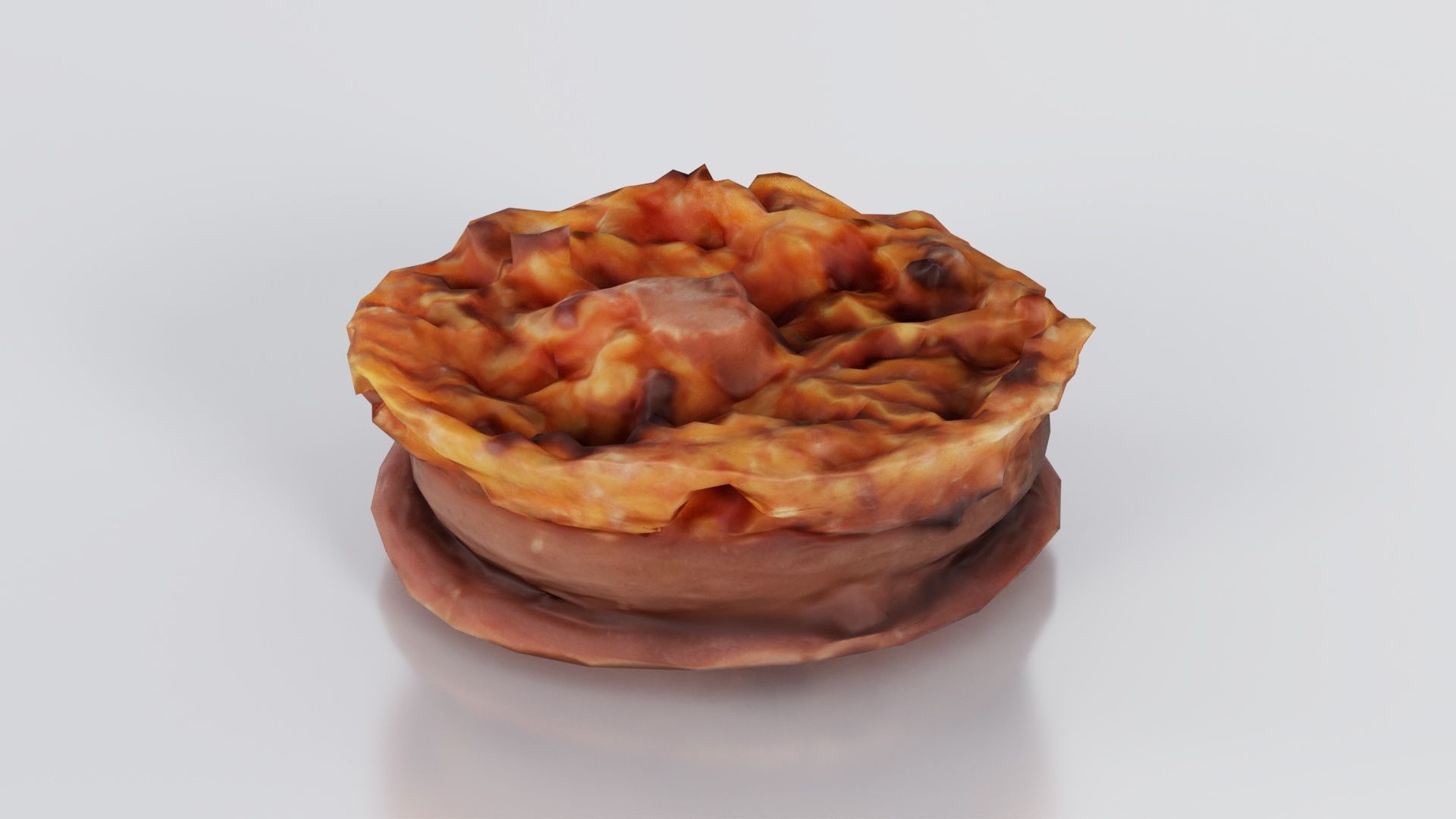 Caramel Chocolate Candy Low-poly 3D model_2