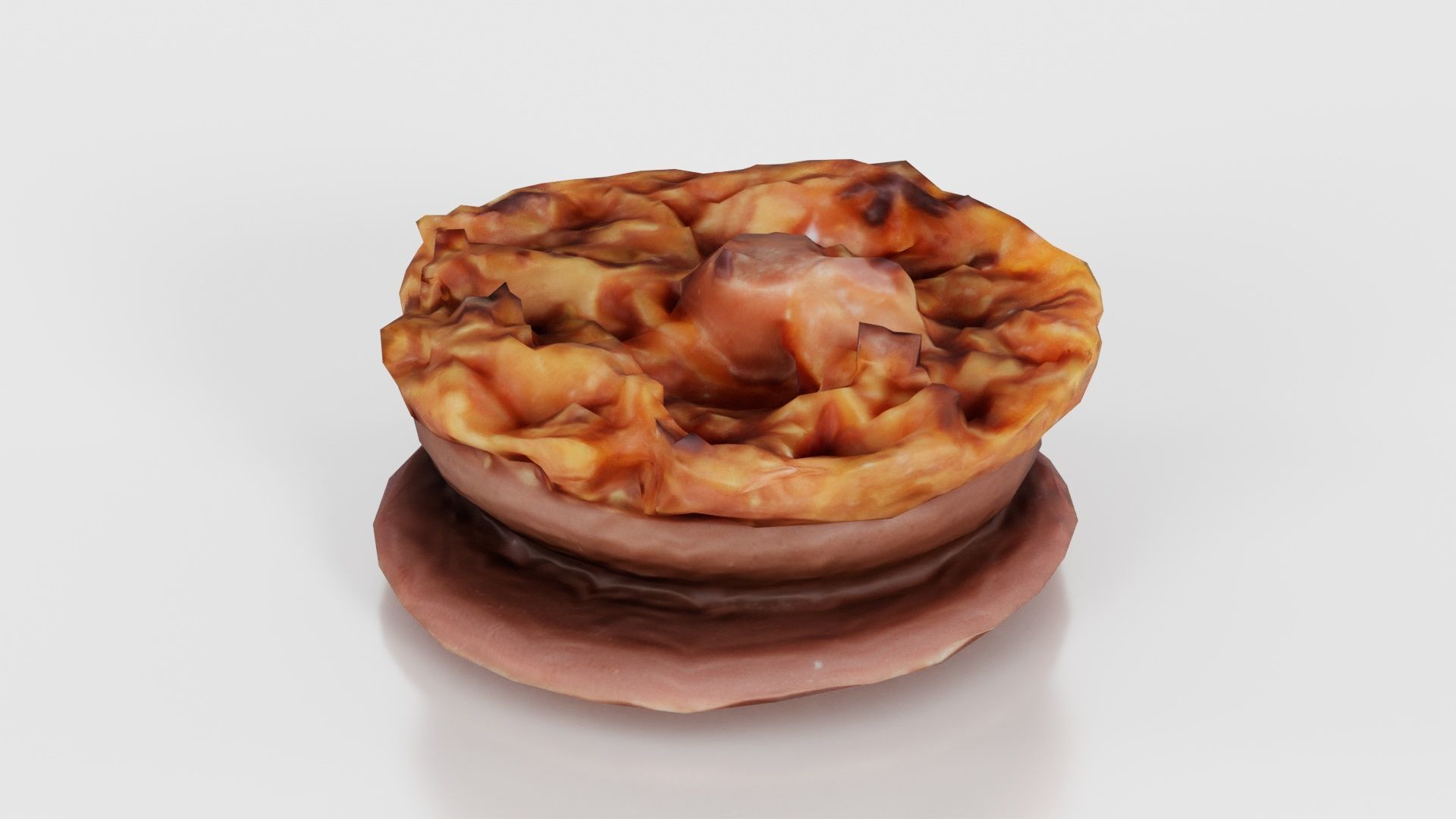 Caramel Chocolate Candy Low-poly 3D model_16