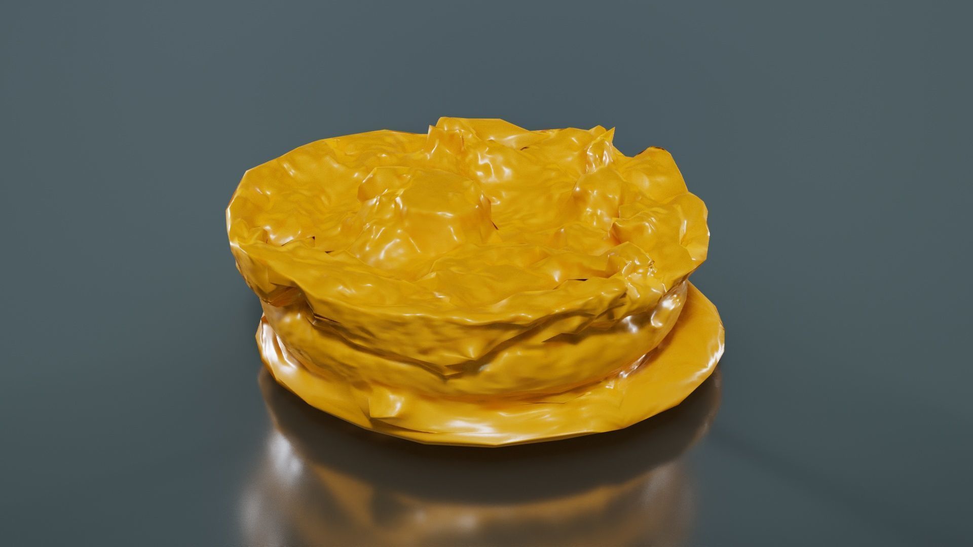 Caramel Chocolate Candy Low-poly 3D model_13