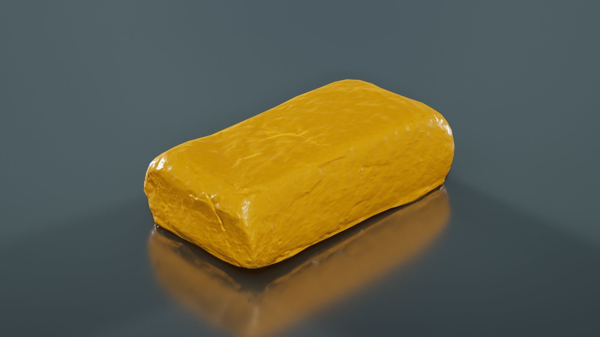 Chocolat Foam Low-poly 3D model_12