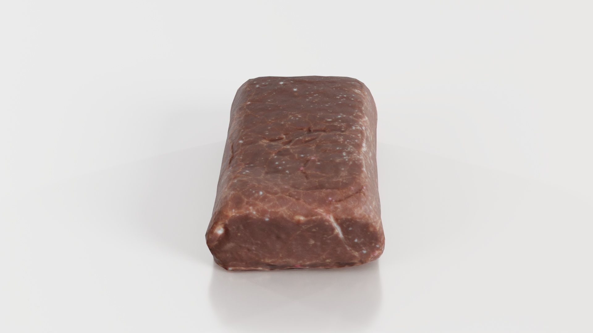 Chocolat Foam Low-poly 3D model_8