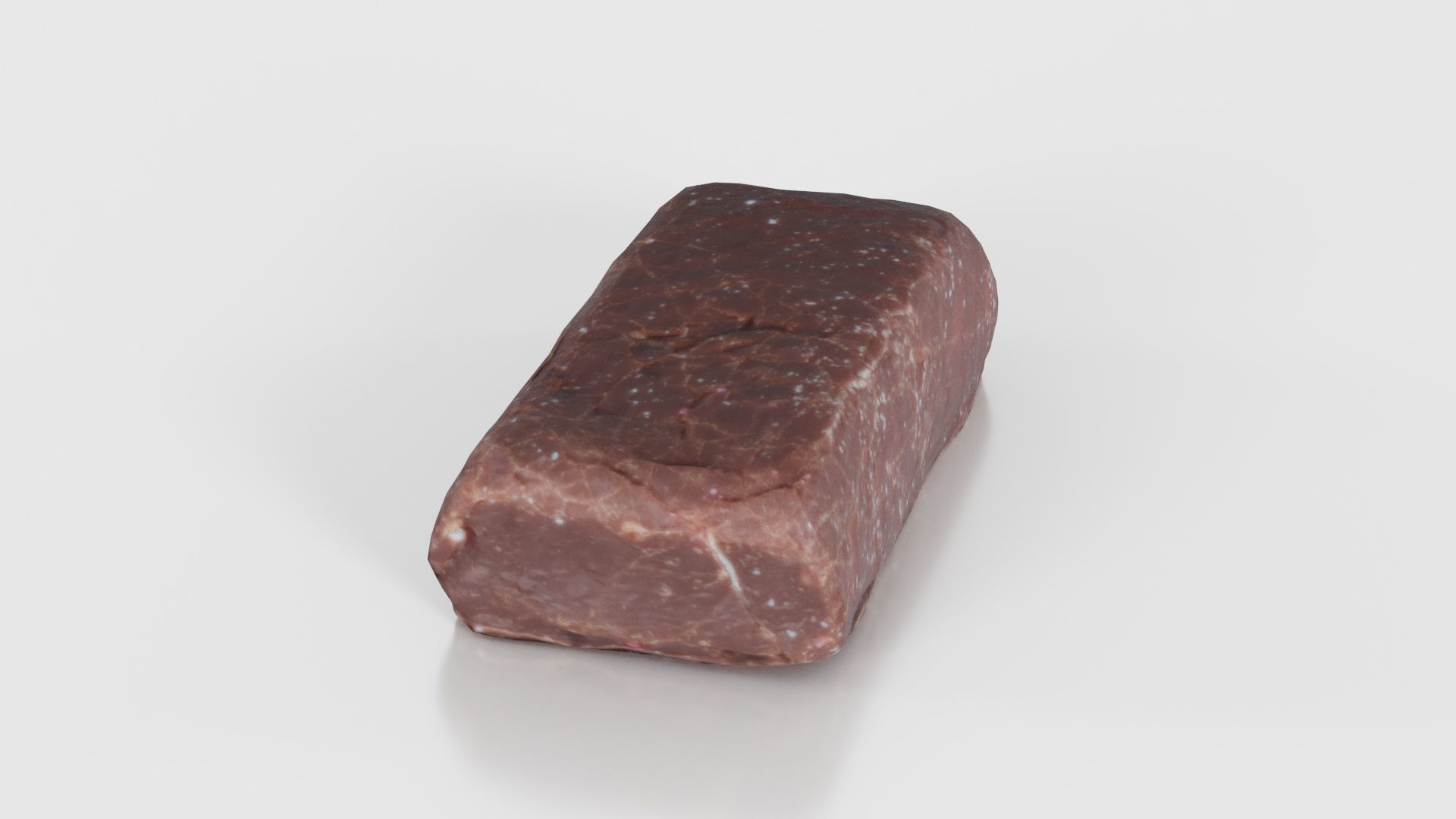 Chocolat Foam Low-poly 3D model_16