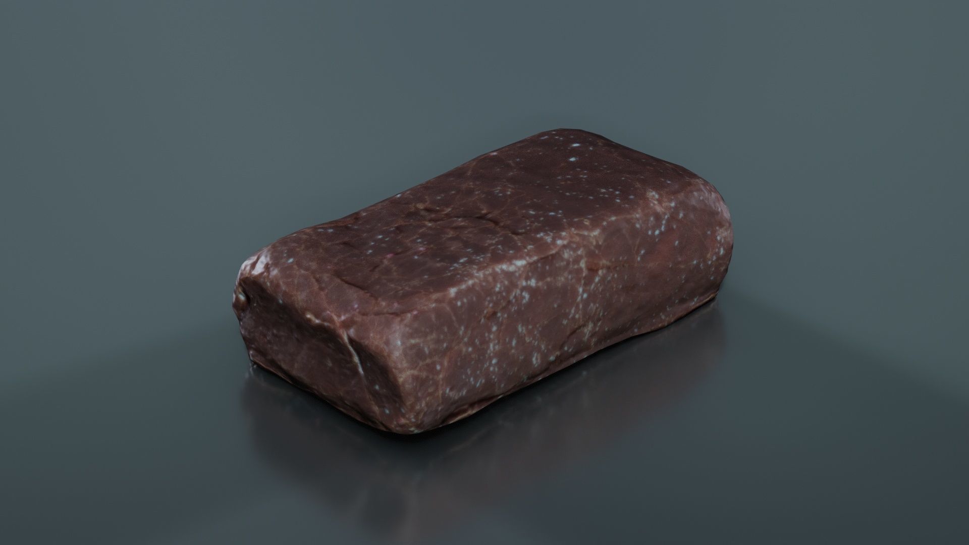 Chocolat Foam Low-poly 3D model_4