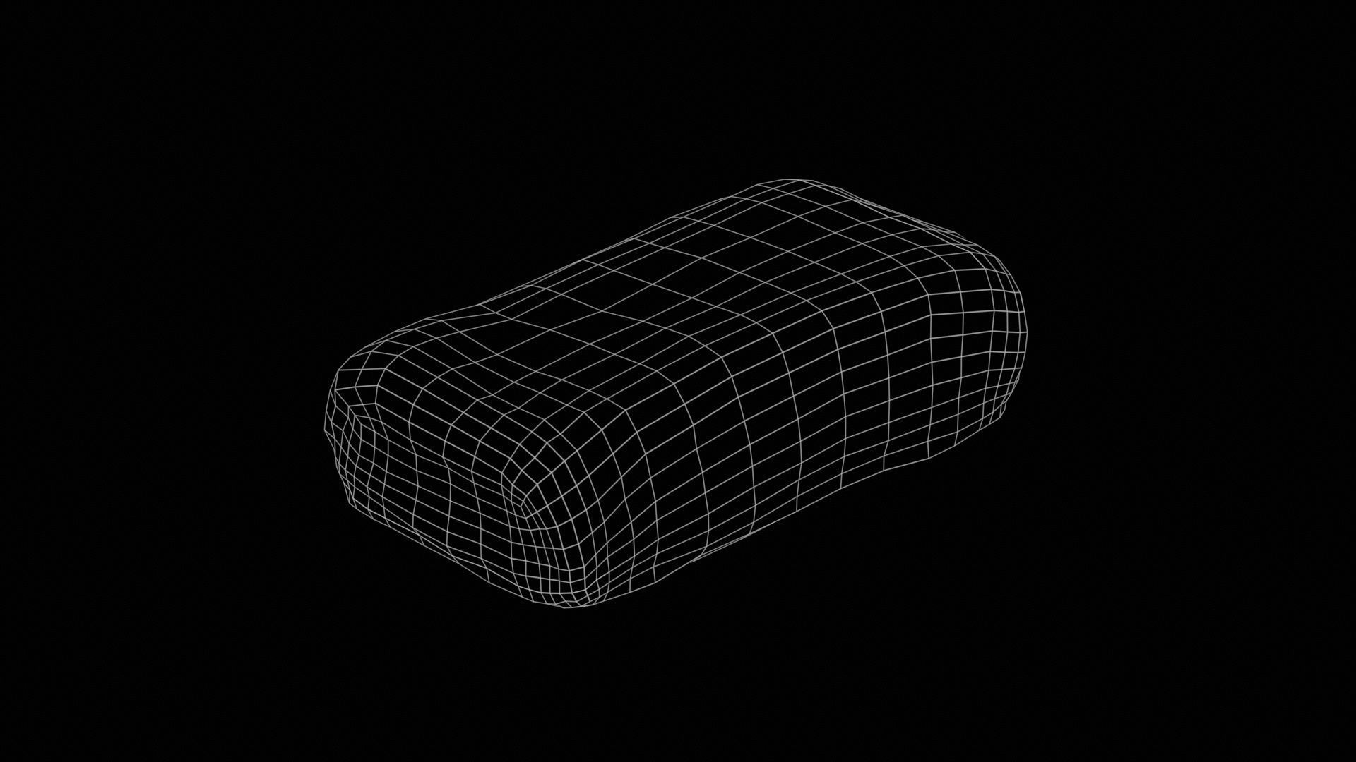 Chocolat Foam Low-poly 3D model_11