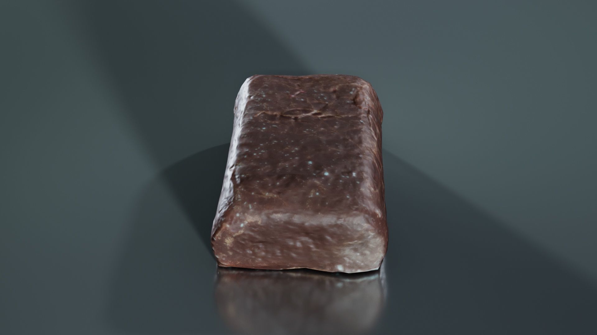 Chocolat Foam Low-poly 3D model_2