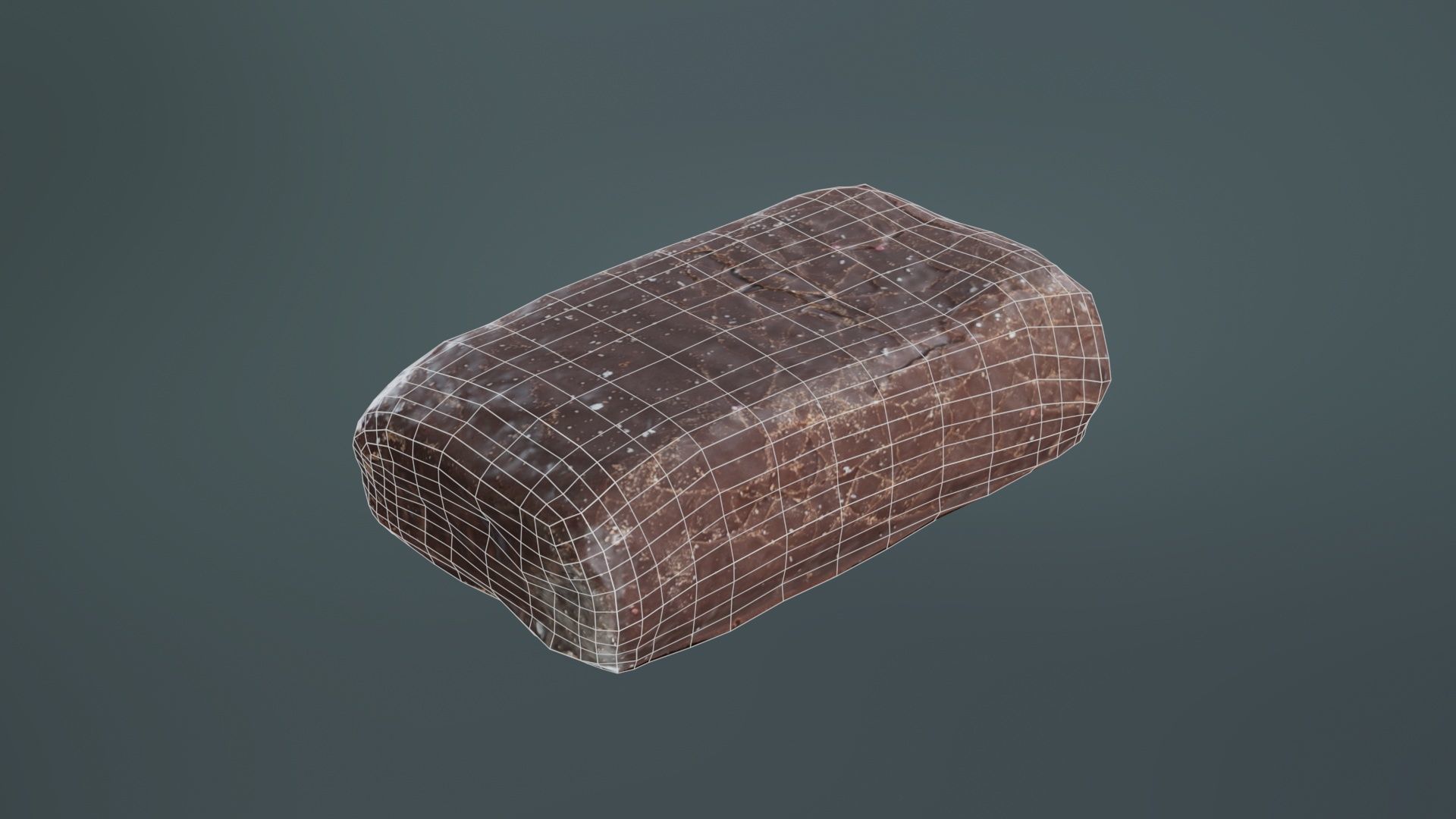 Chocolat Foam Low-poly 3D model_10