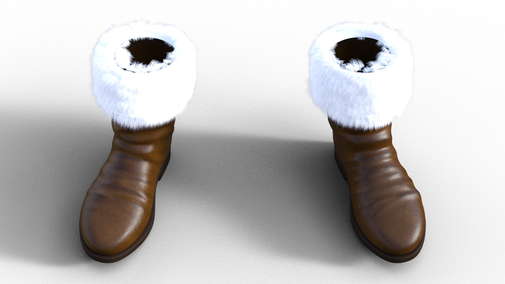 Santa Claus Rigged Animated  Low-poly 3D model_20