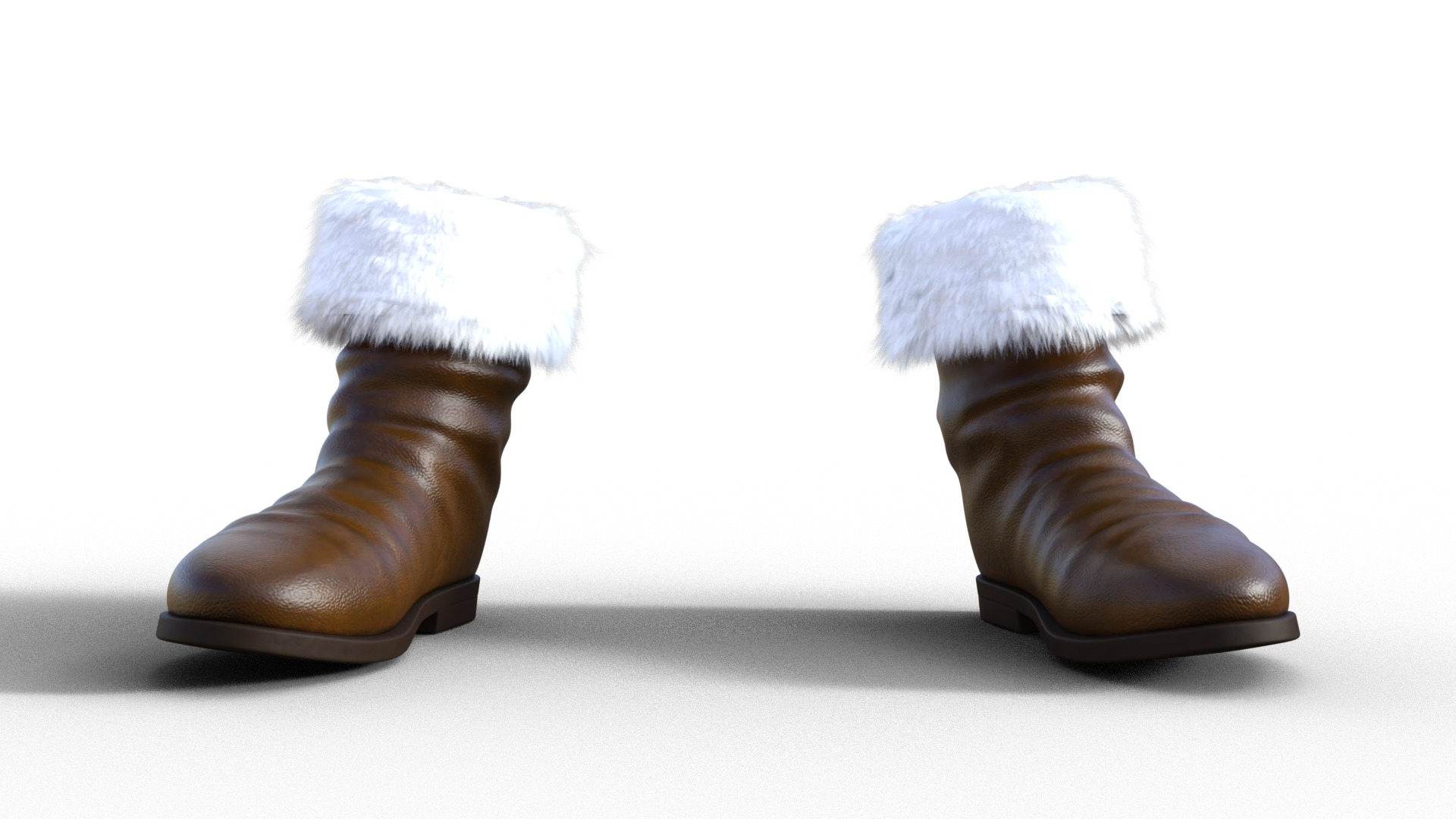 Santa Claus Rigged Animated  Low-poly 3D model_19