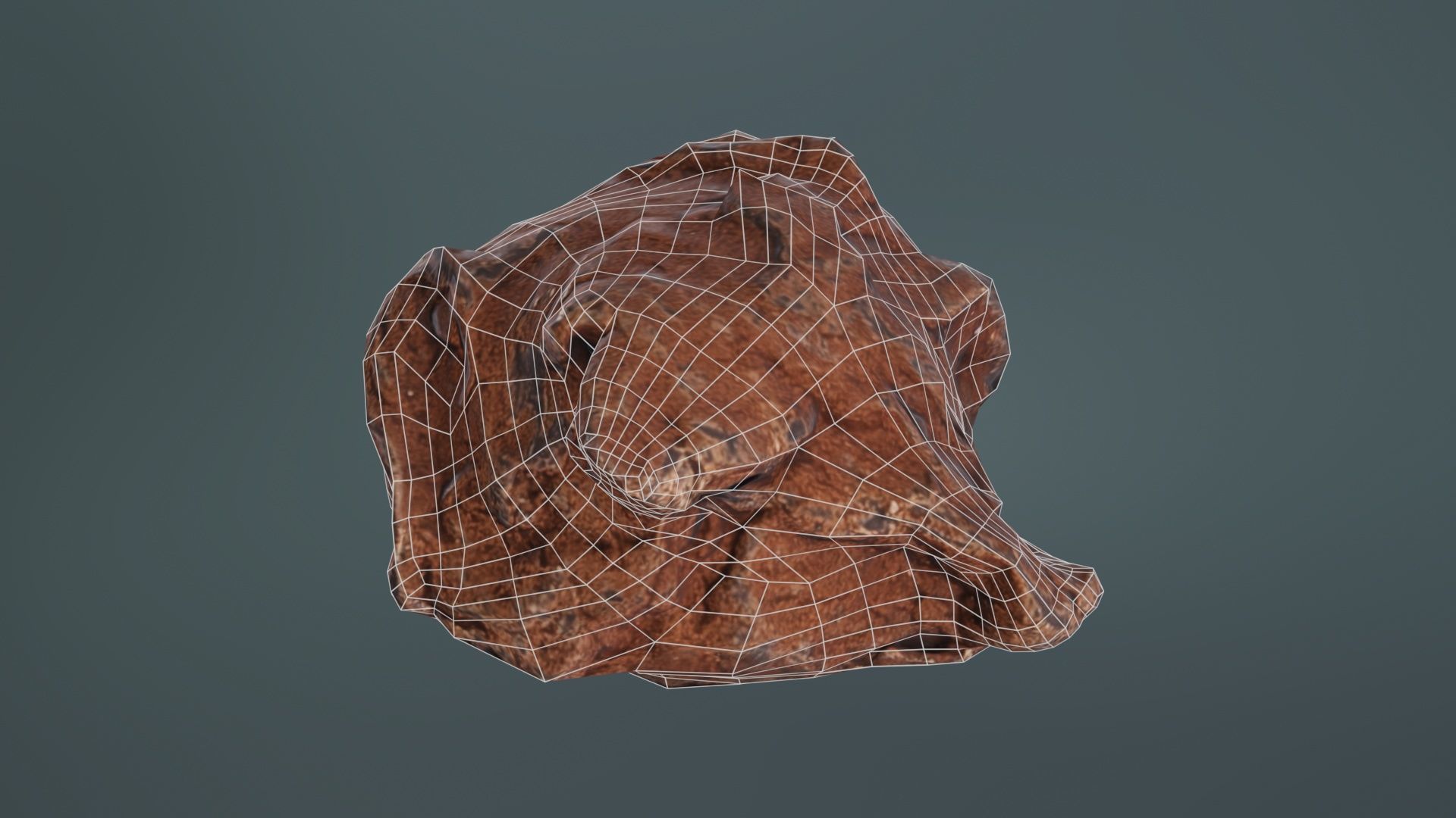 Chocolat Powder 1 Low-poly 3D model_9