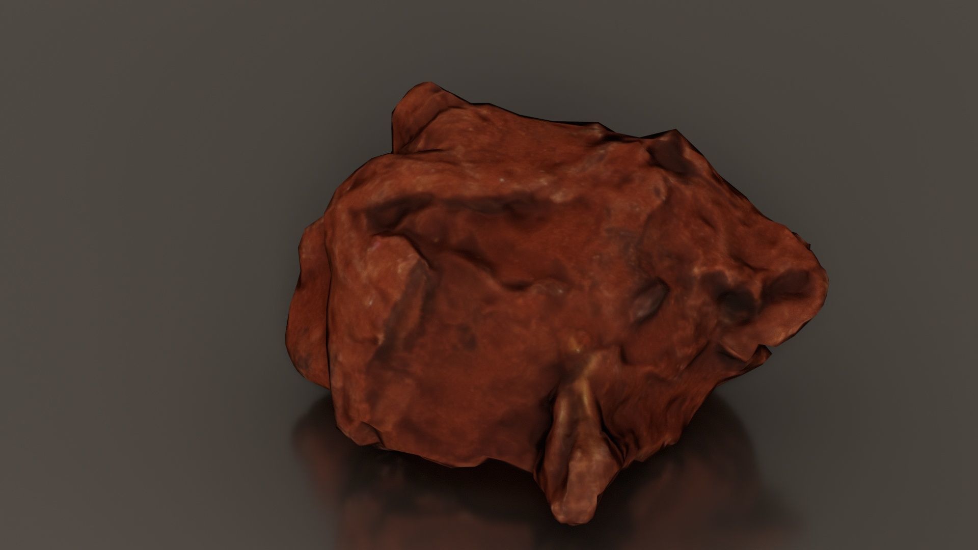 Chocolat Powder 2 Low-poly 3D model_1