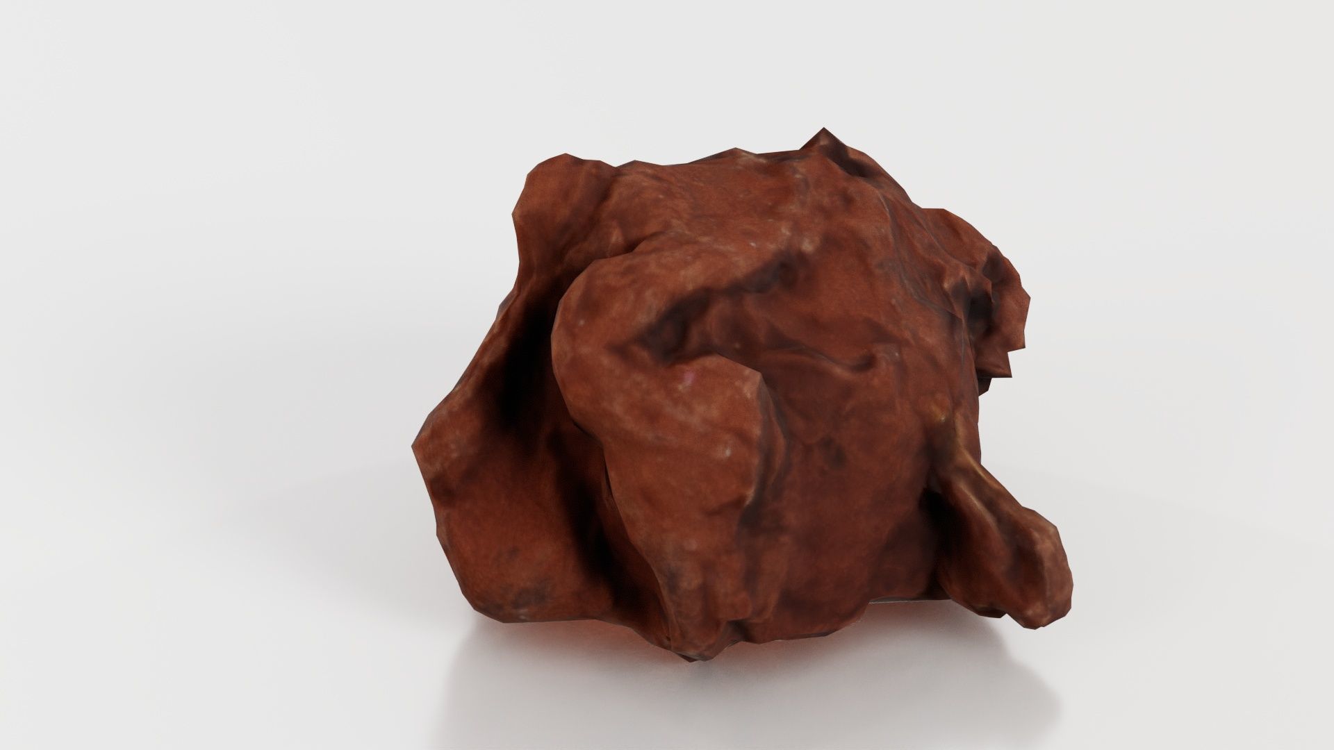 Chocolat Powder 2 Low-poly 3D model_4