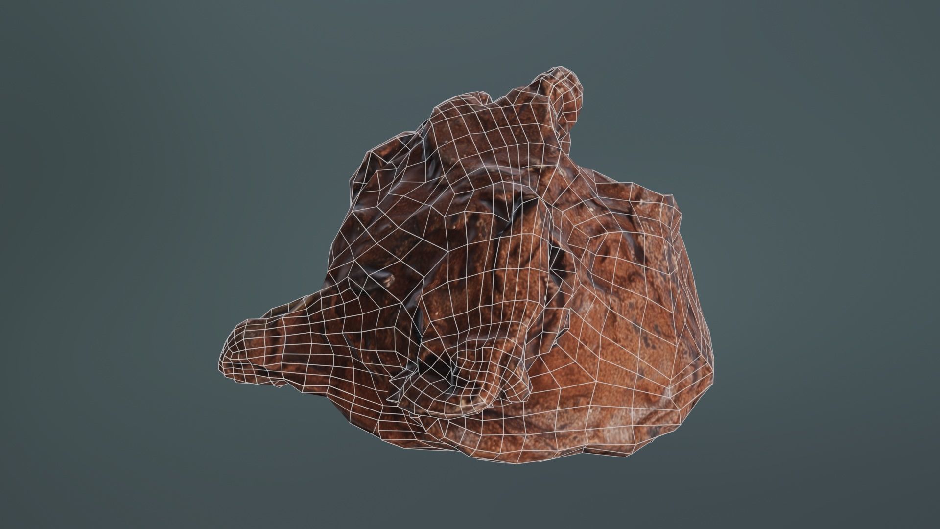 Chocolat Powder 2 Low-poly 3D model_9