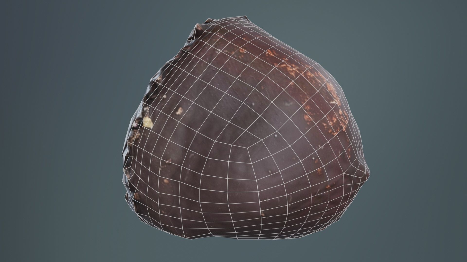 Chocolat Sprinkle Low-poly 3D model_10