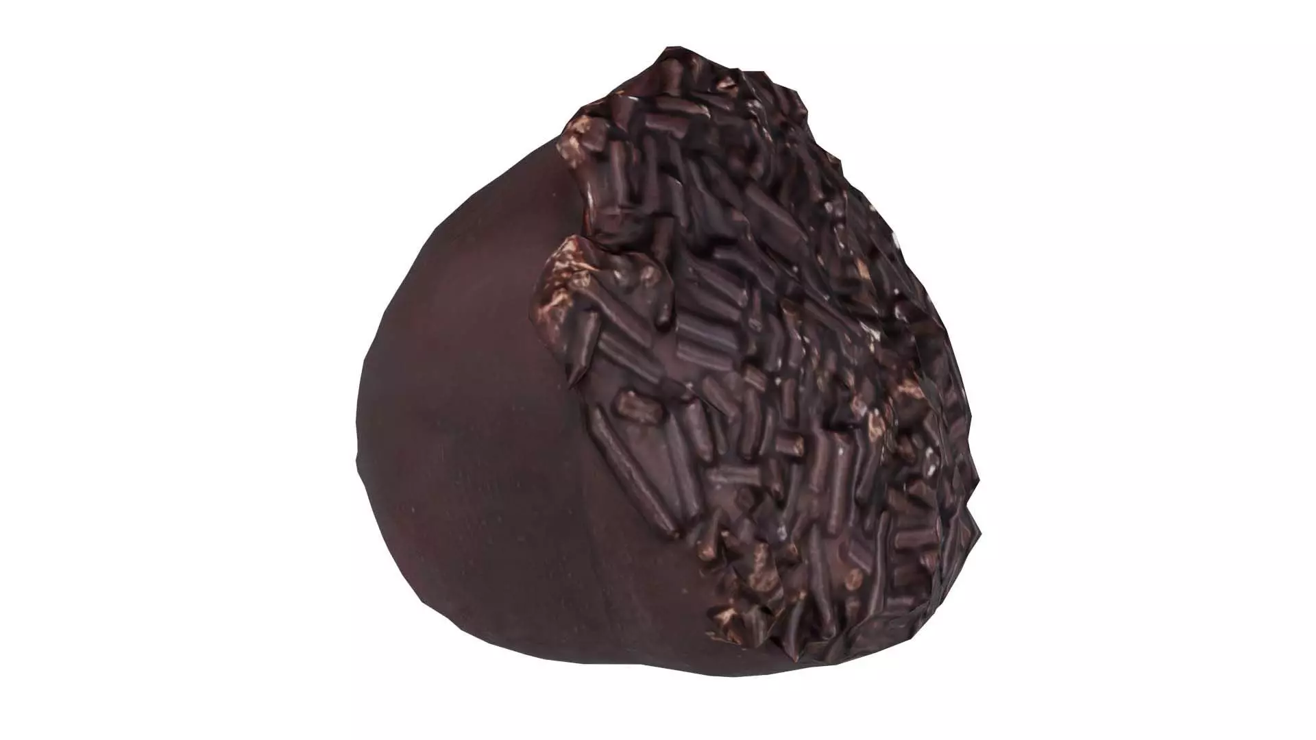 Chocolat Sprinkle Low-poly 3D model_0
