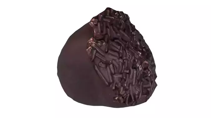 Chocolat Sprinkle Low-poly 3D model