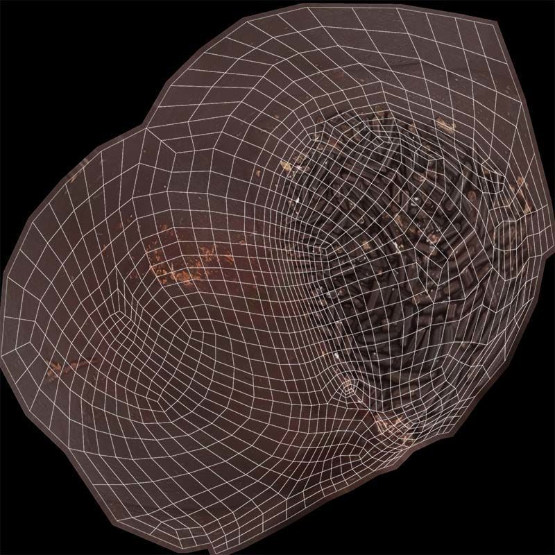 Chocolat Sprinkle Low-poly 3D model_14