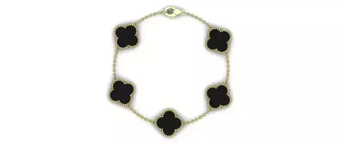 Alhambra Flower Bracelet 02