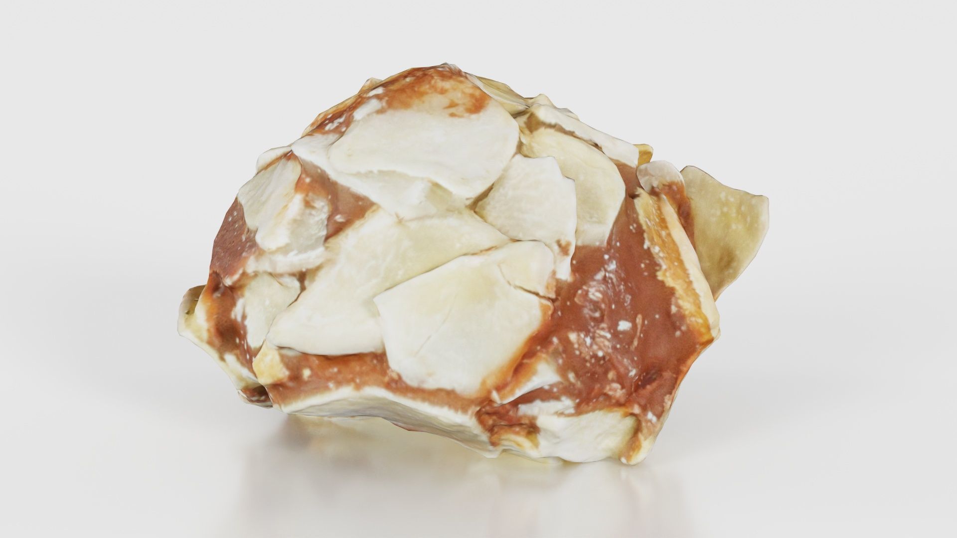 Nut Covered Praline Low-poly 3D model_24