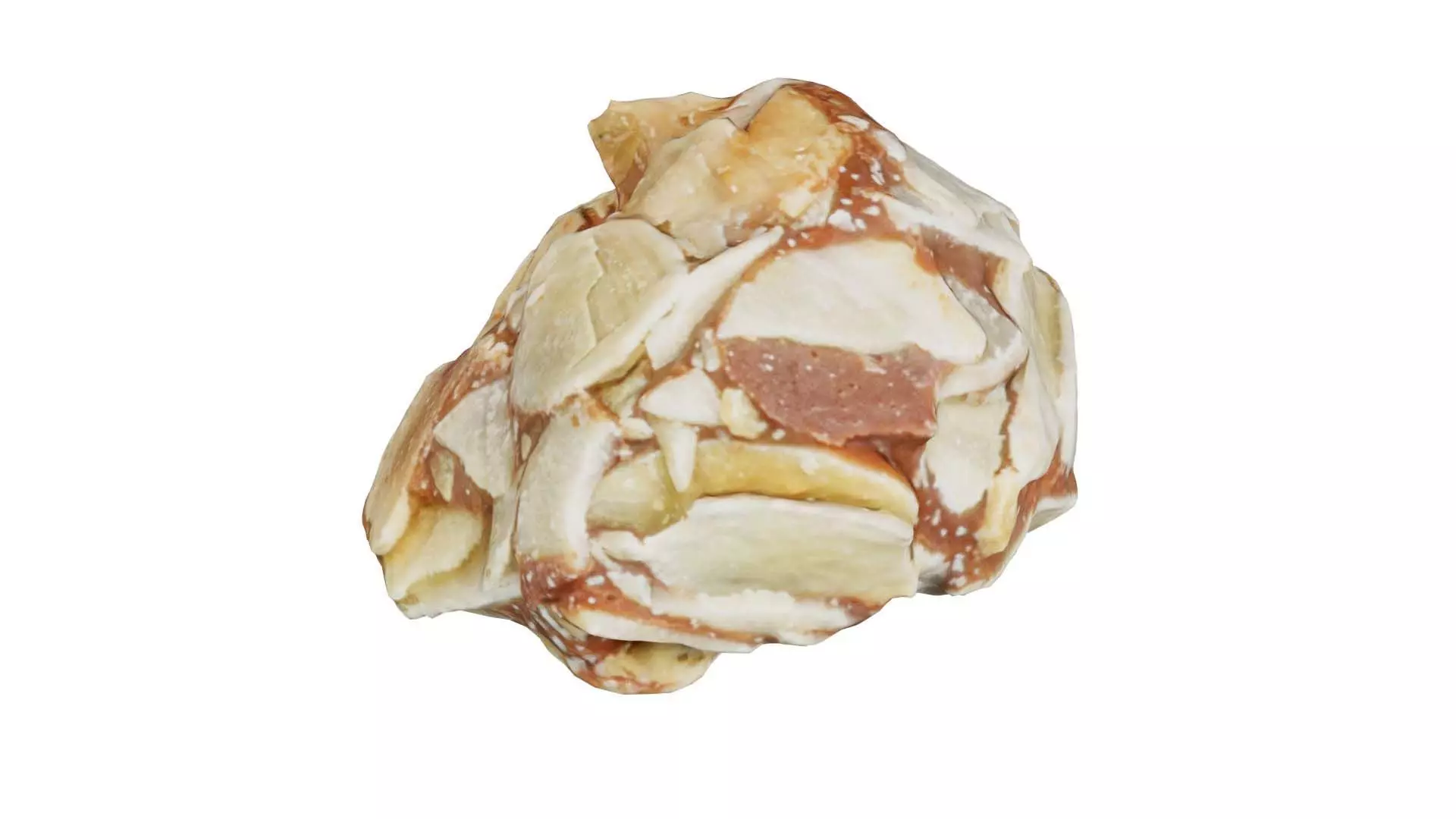 Nut Covered Praline Low-poly 3D model_0